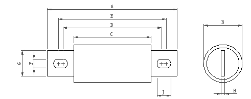Weiße Faser-Rohr-Sicherungs-Hochspannungs-Energie-Speicher-System-Sicherung hergestellt in China