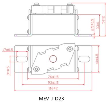 Sicherungs-keramische Automobilsicherungen Dissmann MEV-J 1000VDC für EV-Ladegerät machten in China