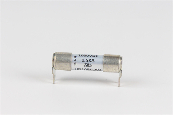 Hohe Ausschaltvermögen Dissmann-Sicherung 10x38mm, zwei Pin Ceramic Fuse UL bestätigte