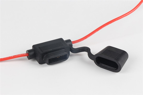 Schwarzes 30 Ampere-Platten-Berg-Sicherungs-Halter, Automobilinline-Sicherungs-Halter