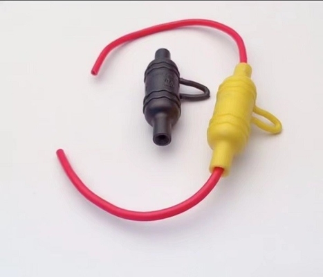 Schwarzes 30 Ampere-Platten-Berg-Sicherungs-Halter, Automobilinline-Sicherungs-Halter