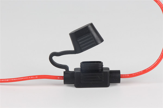 Schwarzes 30 Ampere-Platten-Berg-Sicherungs-Halter, Automobilinline-Sicherungs-Halter