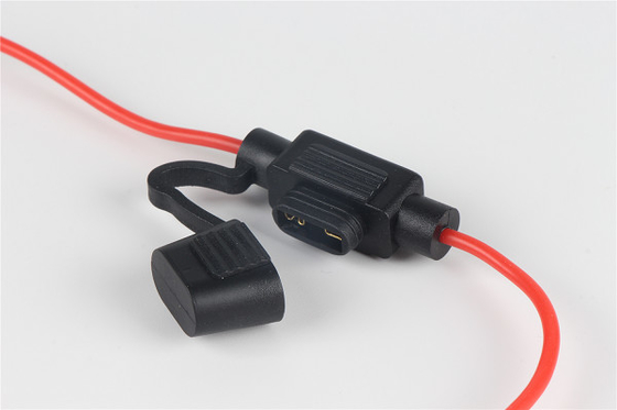 Schwarzes 30 Ampere-Platten-Berg-Sicherungs-Halter, Automobilinline-Sicherungs-Halter