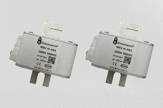 Weiße Halbleiter-Schutz-Sicherung 1800A, 500v keramische Sicherung IEC60269